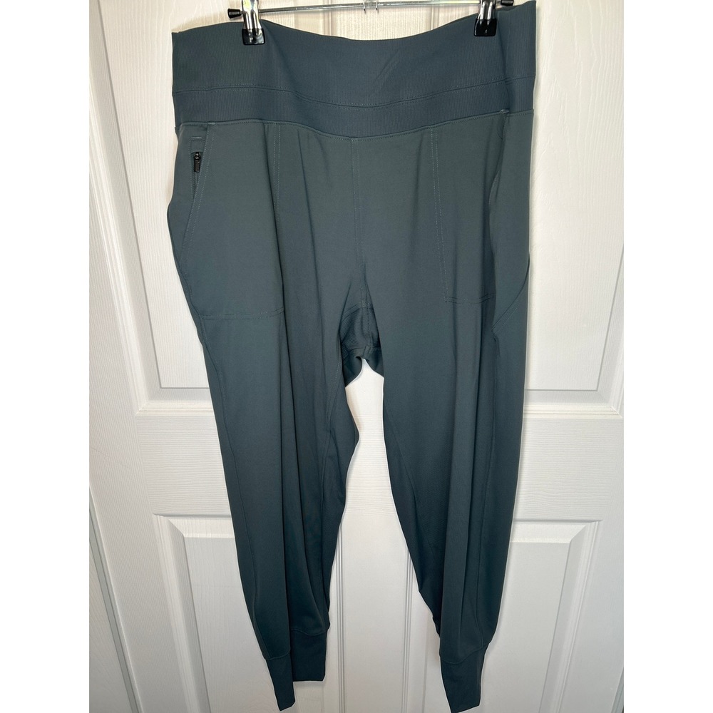 Athleta Venice Jogger Mountain Pine Green Teal Pants 597888 Womens XL‎